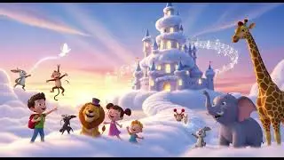 Cloud Castle Morning ☁️🏰 | Magical Sky Song for Kids | Cartoon Nursery Rhymes & Children&rsquo;s Music