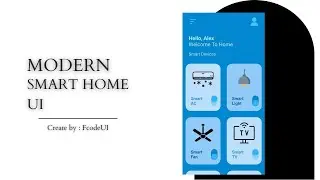 Modern Smart Home UI | Flutter | Flutter Tutorial | Flutter UI | Flutter 2023 | Best Ui