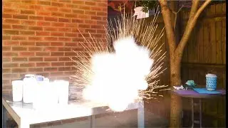 Hacking Home School Chemistry Lessons - Week 9 - Crystals, Tough Bubbles and FLASH Powder mixes!