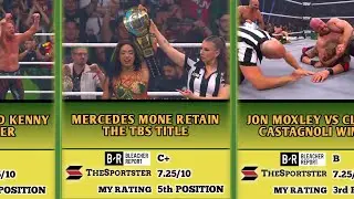 Aew Grand Slam 2025 Matches Results Winners, star ratings | Aew Australia grand slam results