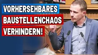 Vorhersehbares Baustellenchaos verhindern!  -Marco Schulz AfD