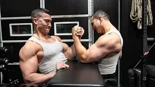BRO VS BRO ARM WRESTLING: WHO&rsquo;S STRONGER? 