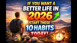 Life-Changing Habits | If You Want a Better Life in 2026, Start These 10 Habits TODAY