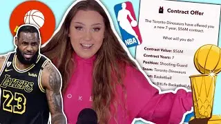 BECOMING A PROFESSIONAL NBA PLAYER IN BITLIFE! *PRO SPORTS UPDATE*