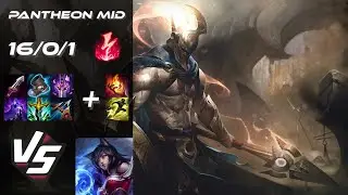 MID Pantheon vs Ahri - EU Grandmaster Patch 25.S2.6
