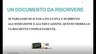 NUOVO PEI: MA L'INCLUSIONE CI SARA' ANCORA?