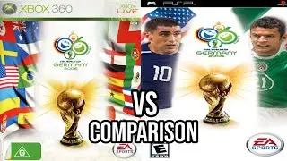 FIFA World Cup 2006 Xbox 360 Vs PSP