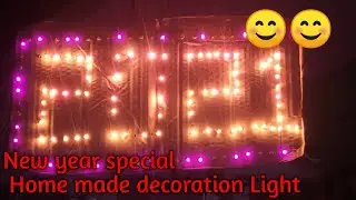 Happy new year 2021 || New year video status || New year decoration light ||