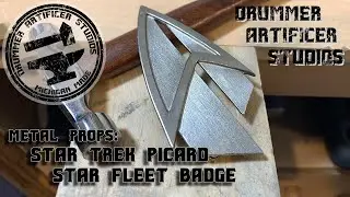 Metal Props: Star Trek Picard Star Fleet Badge
