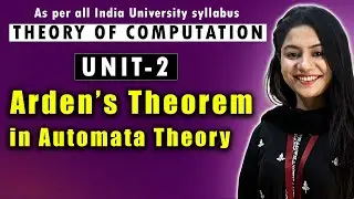 Arden&rsquo;s Theorem in TOC | UNIT 2 | AKTU | TOC | Automata Theory #TAFL #TOC