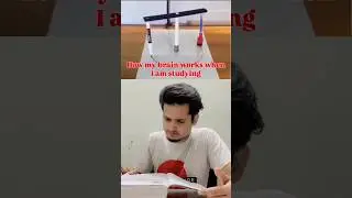 How my brain works when I am studying #mremir #exam #examfever 😂