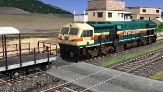 Realistic 4500hp WDG4 Coupling & Departing with PETROL TANKERS Frieght Train | Train simulator 2022