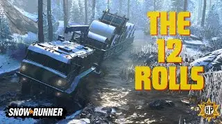 Extreme Overloading - Transporting 12 Metal Rolls to the Steel Mill - Amur | SnowRunner