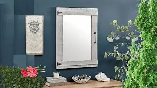 The best Weathered Barn Accent Wall Mirror, 32