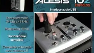 Pr&eacute;sentation de l'interface Alesis iO2 EXPRESS
