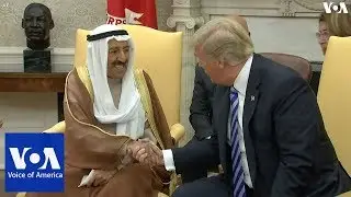 Trump Welcomes Kuwait's Emir