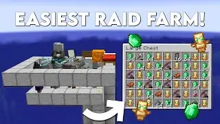Minecraft EASY RAID FARM! (1.21+ Tutorial) #minecraft #raidfarm #farm