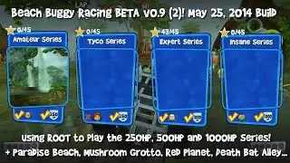 Beach Buggy Racing BETA v0.9 (2) LONGPLAY #2: Using ROOT to play the 250HP, 500HP and 1000HP series!