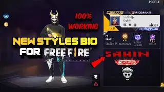 HOW TO WRITE COLOUR TEXT IN FREE FIRE BIO 2025 😱 || FREE FIRE STYLISH BIO || BEST SIGNATURE