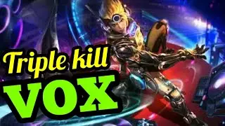 Vainglory - Vox Triple kill ULTIMATE WEAPON DAMAGE