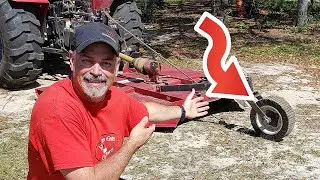 Ремонт трактора! Можно ли починить это колесо?