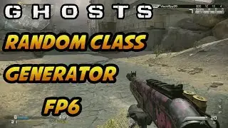 COD Ghosts: RANDOM CLASS GENERATOR: FP6 (FFA) - Call of Duty: Ghost Gameplay
