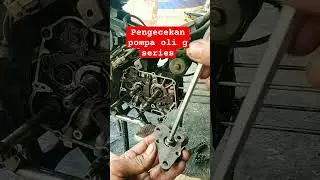 kerusakan pompa oli pada mesin gren dan supra#shorts