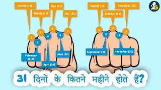 How Many Months have 31 Days | 31 दिनों के कितने महीने होते हैं  | Math For Class 2  | Kids Grade
