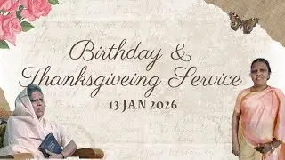 🔴🅻🅸🆅🅴 II Sis RuthJohnbabu  60th Birthday & Thanksgiving Service. JERUSALEM HOUSE OF WORSHIP DVG
