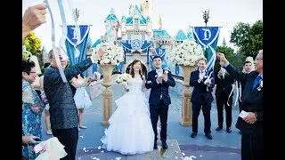 Christina & Kevin: Disneyland Castle Wedding 5min Highlight [HD]