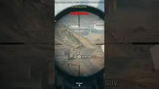 Buddy cracked him out the drivers seat . Bad ass shot #dmz #squad #mw2 #warzone2023 #sniper