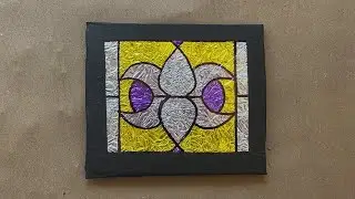 Faux Stained Glass Windows
