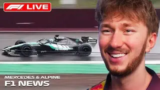F1 NEWS: First Look at Mercedes & Alpine on Track
