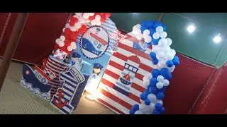 NAUTICAL BIRTHDAY PARTY | SAILOR PARTY | BURHANI ZONE EVENTS #birthday #video #decoration #viral