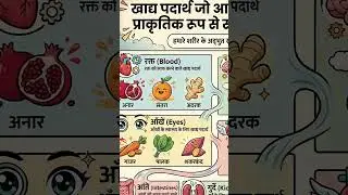 शरीर के अंगों को साफ करने वाले फूड्स || BEST Food List  #health #desihealth