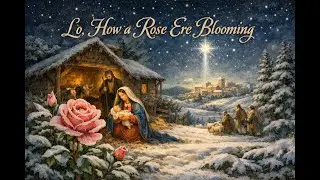 HYMN - Lo, How a Rose Ere Blooming - German Pipe Organ, St. Ludger, Billerbeck, Germany