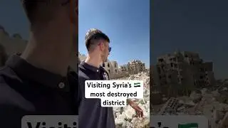 Visiting Syria&rsquo;s 🇸🇾 most destroyed district in Damascus #syria #damascus #muslim