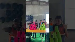 Balance Game Challenge: Keep the Ball Steady on Top of the Glass! 😍🥰😘