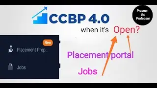 when placement , jobs portal open in ccbp