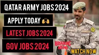 Qatar army jobs 2024 || Qatar army salary 2024 || How to apply Qatar Army online 2024 @INFOWITHDAUD