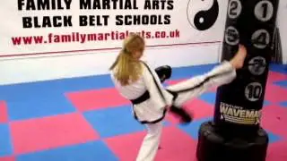 Girls can punch and kick hard  too!! - Family Martial Arts in Maidstone and Gravesend