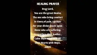 Healing Prayer #trending #prayer #holywords