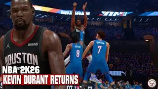 NBA 2K26: Кевин Дюрант &ndash; решатель проблем &laquo;Оклахома-Сити&raquo; | 41 очко против &laquo;Тандер&raquo; | Атмосфера п...