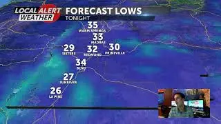 Snow in the mountains, tstorms in CO