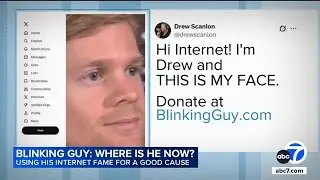 Why the 'blinking guy' decided to use his meme for good