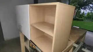 como hacer alacena aérea melamina para cocina / how to make melamine overhead cupboard for kitchen