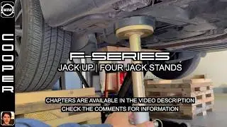 Jack Up | Four Jack Stands | MINI Cooper ( Gen 3 | 2014+ | F-Series )