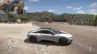 BMW i8 &ndash; Futuristic Hybrid Supercar Drive | Forza Horizon 5 Logitech G29 Realistic Gameplay