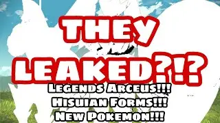 Pokemon Legends Arceus Datamine All New Pokemon And Forms Leaked