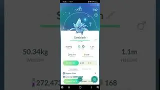 Pokemon Go ULTRA RARE SHINY SANDSLASH ✨️